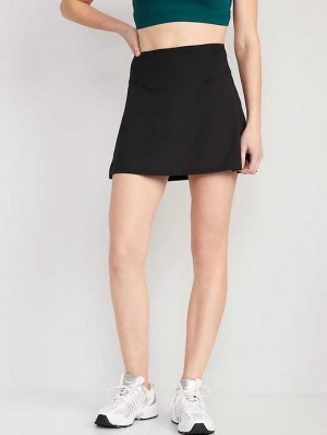 Old Navy Extra High-Waisted PowerSoft Skort Sportbekleidung Damen Blackjack | 7968HCMTQ