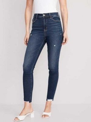 Old Navy Extra High-Waisted Rockstar 360 Stretch Super-Schlank Jeans Jeans Damen Lia | 6307RNQFO