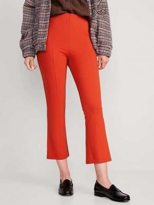 Old Navy Extra High-Waisted Stevie Crop Kick Flare Pants Hose Damen Auburn | 4260WIDME
