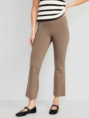 Old Navy Extra High-Waisted Stevie Crop Kick Flare Pants Hose Damen Sedimentary | 0935VTHFN