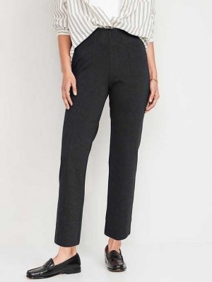 Old Navy Extra High-Waisted Stevie Gerade Taper Ankle Pants Hose Damen Dunkelgrau | 2396ERUHN