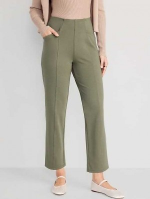 Old Navy Extra High-Waisted Stevie Gerade Taper Ankle Pants Hose Damen Grau | 3689RABXC