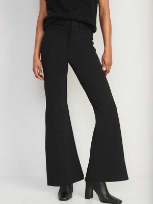 Old Navy Extra High-Waisted Stevie Trouser Flare Pants Hose Damen Blackjack | 5047RNSBM