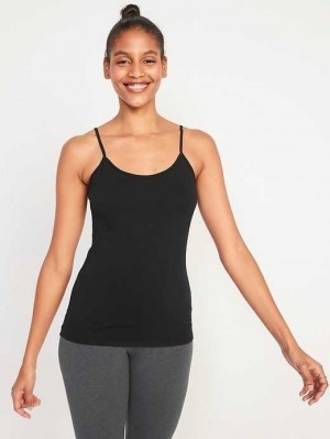 Old Navy First-Layer Fitted Cami Top Oberteile Damen Blackjack | 0573AWOTK