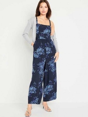 Old Navy Fit & Flare Cami Jumpsuit Jumpsuit Damen Navy | 1824AXUJK