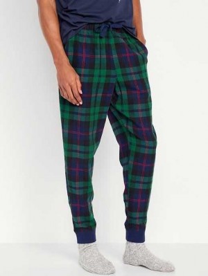 Old Navy Flannel Jogger Pajama Pants Pyjama Herren Schwarz | 7108JEPUW