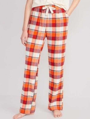 Old Navy Flannel Pajama Pants Pyjama Damen Rot | 2490WUKYQ