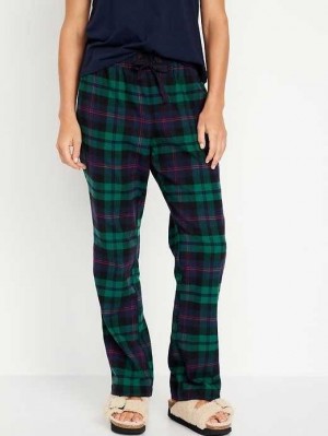 Old Navy Flannel Pajama Pants Pyjama Damen Schwarz | 4158CWAVZ