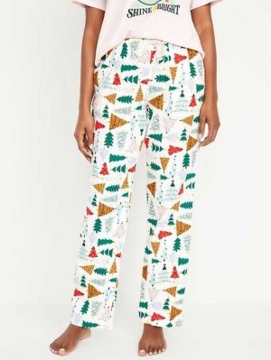 Old Navy Flannel Pajama Pants Pyjama Damen O Christmas Tree | 5471DAFYI