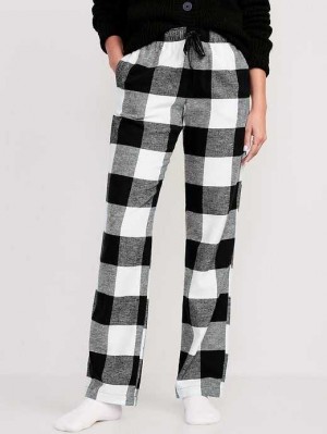 Old Navy Flannel Pajama Pants Pyjama Damen Schwarz | 6234QILCT
