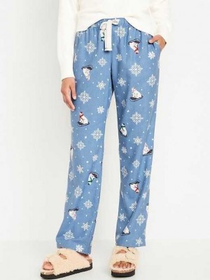 Old Navy Flannel Pajama Pants Pyjama Damen Mehrfarbig | 8643GMBUL