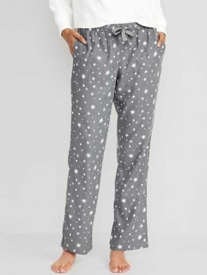 Old Navy Flannel Pajama Pants Pyjama Damen Grau | 8715SLQWM