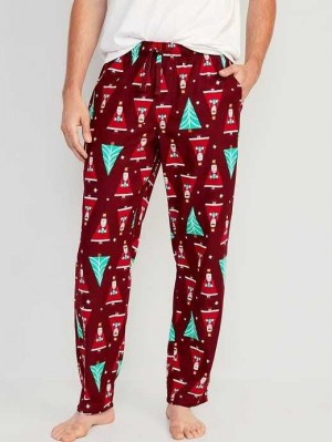 Old Navy Flannel Pajama Pants Pyjama Herren Bordeaux | 6038LYDVU
