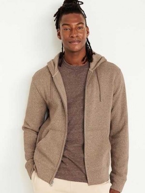 Old Navy Fleece-Knit Zip Hoodie Hoodie Herren Braun | 4285EPDLC