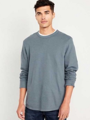 Old Navy French Rib T-Shirt T-shirts Herren Wintry Waters | 0386GPEUI