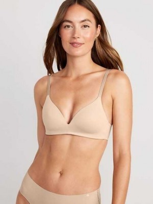 Old Navy Full-Coverage Molded Wireless Bra BHs Damen Braun | 3182WFIUA