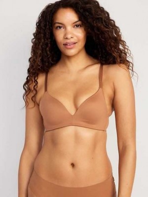 Old Navy Full-Coverage Molded Wireless Bra BHs Damen Beige | 0417UDIYF