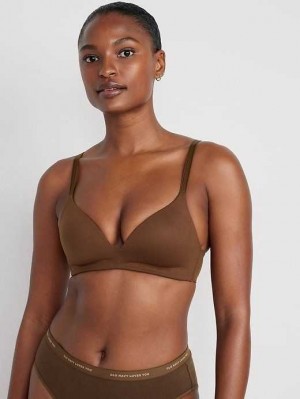 Old Navy Full-Coverage Molded Wireless Bra BHs Damen Dunkel | 5169GPYKC