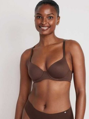 Old Navy Full-Coverage Underwire Demi Bra BHs Damen French Roast | 2783MZNYE