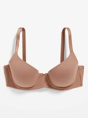 Old Navy Full-Coverage Underwire Demi Bra BHs Damen Cocoa Fawn | 6238FVGIA