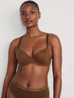 Old Navy Full-Coverage Underwire Demi Bra BHs Damen Dunkel | 6820EQROA