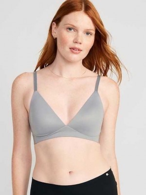 Old Navy Full-Coverage Wireless Innovation Bra BHs Damen Cinder Smoke | 4657YOBWT