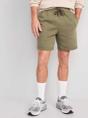 Old Navy Garment-Washed Fleece Sweat Shorts Unterteile Herren Grau | 3514LWQUY