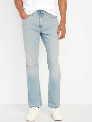 Old Navy Gerade Built-In Flex Jeans Jeans Herren Hellwaschen | 3589CPSGL