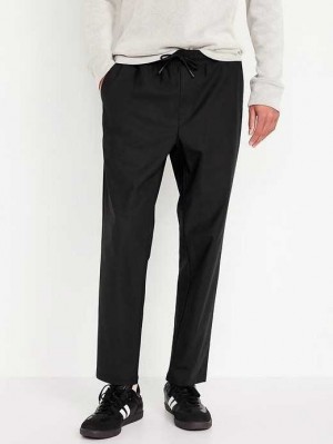 Old Navy Gerade Taper Tech Hybrid Pants Unterteile Herren Schwarz | 2651NWTCD