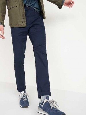 Old Navy Gerade Ultimate Built-In Flex Chino Pants Unterteile Herren Navy | 6975DKMRX