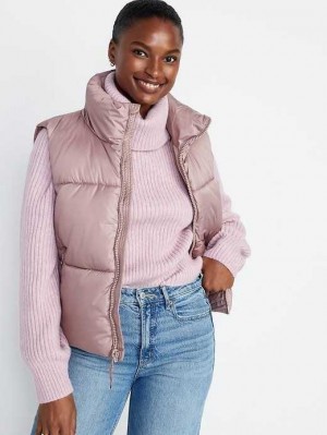 Old Navy Gesteppt Puffer Vest Mäntel Damen Icelandic Mineral | 5207EYTQP