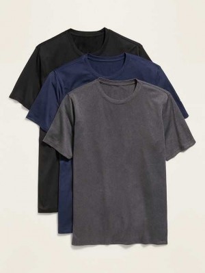 Old Navy Go-Dry Cool Odor-Control Core T-Shirt 3-Pack Sportbekleidung Herren Mehrfarbig | 4962FKPWM