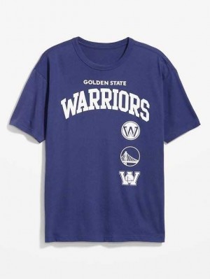 Old Navy Golden State Warriors Gender-Neutrale T-Shirt T-shirts Herren Bluesday | 6721WFNDK