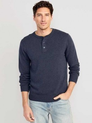Old Navy Henley Pullover Pullover Herren Navy | 3759XTNJV