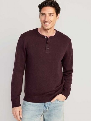 Old Navy Henley Pullover Pullover Herren Bordeaux | 8931HWKVY
