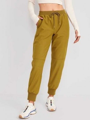 Old Navy High-Waisted All-Seasons StretchTech Jogger Pants Sportbekleidung Damen Utility Moss | 0172GFNVJ