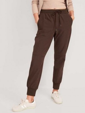 Old Navy High-Waisted All-Seasons StretchTech Jogger Pants Sportbekleidung Damen Kaffee | 8410SOCFL