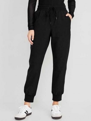 Old Navy High-Waisted All-Seasons StretchTech Jogger Pants Sportbekleidung Damen Schwarz | 9278QMRTN