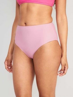 Old Navy High-Waisted Bikini Swim Bottoms Badeanzüge Damen Lila | 3065JYDGW