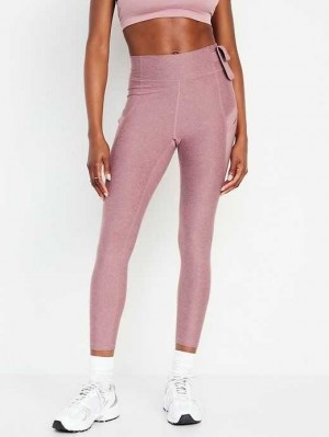 Old Navy High-Waisted Cloud+ 7/8 Leggings Sportbekleidung Damen Woodrose | 5394VBGMN