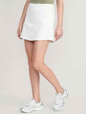 Old Navy High-Waisted Dynamic Fleece Mini Skort Sportbekleidung Damen Magnolia | 1347TQJZC
