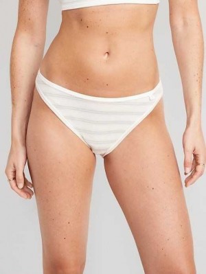Old Navy High-Waisted French-Cut Rib-Knit Bikini Underwear Unterwäsche Damen Mehrfarbig | 0298STFEZ