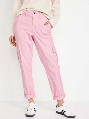 Old Navy High-Waisted OGC Chino Cargo Pants Hose Damen Lila | 2871JRQVG