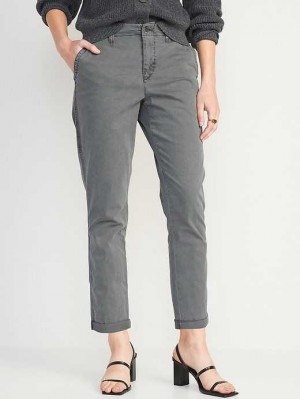Old Navy High-Waisted OGC Chino Pants Unterteile Damen Panther | 1487NIDUS