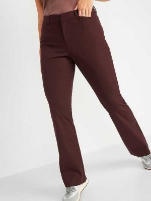 Old Navy High-Waisted Pixie Flare Pants Unterteile Damen Raisin Arizona | 7854BQWSA