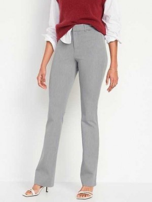 Old Navy High-Waisted Pixie Flare Pants Unterteile Damen Hellgrau | 1654BZVOU