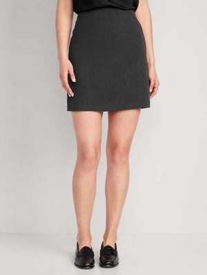 Old Navy High-Waisted Pixie Mini Skirt GolfSkirts Damen Dunkelgrau | 0532MKBVD