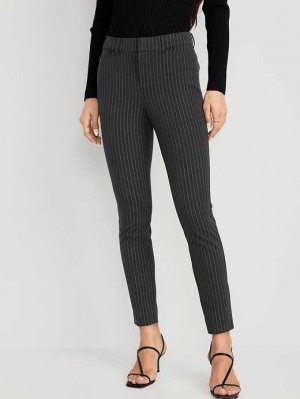 Old Navy High-Waisted Pixie Schlank Ankle Pants Unterteile Damen Grau | 1940BWDCQ
