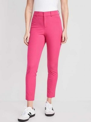 Old Navy High-Waisted Pixie Schlank Ankle Pants Unterteile Damen Blumen | 6029RMWEJ