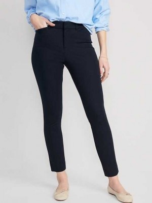 Old Navy High-Waisted Pixie Schlank Ankle Pants Unterteile Damen Navy | 6928KNZPO